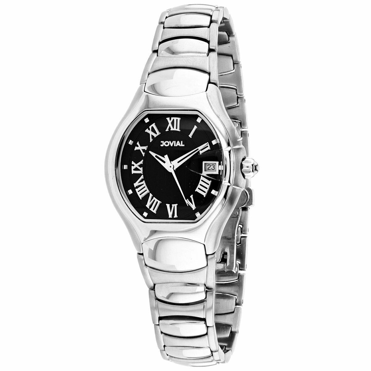 Jovial Women's 08031-LSM-04 Classic Stainless Steel Watch