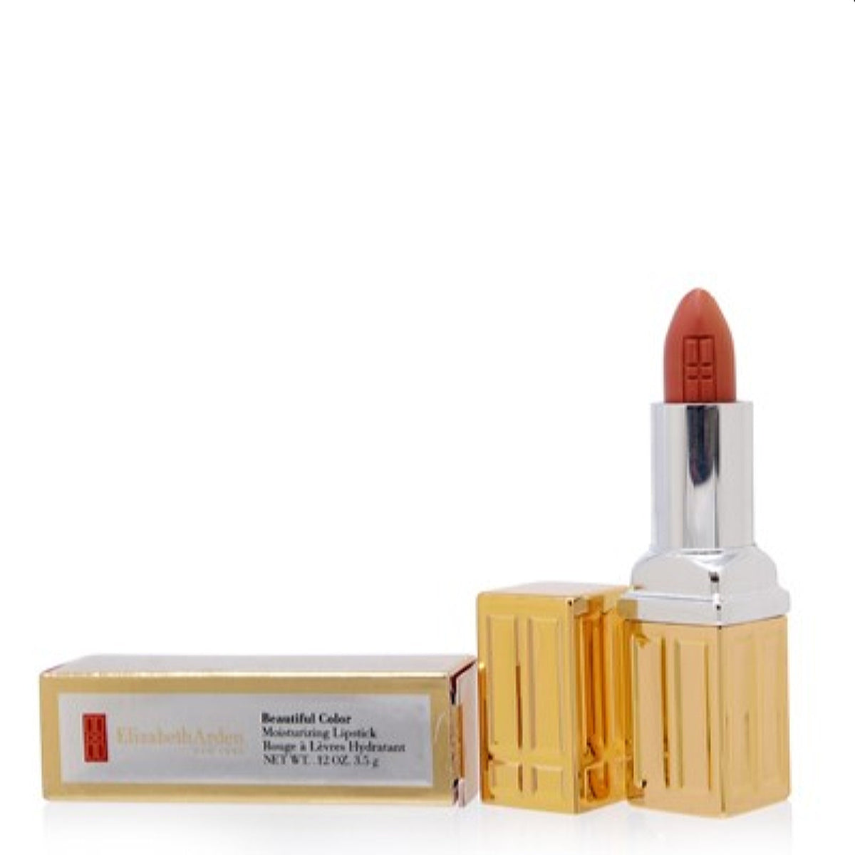 Elizabeth Arden Beautiful Color Moisturizing Lipstick "Nude 43" 0.12 Oz BLSC4XX