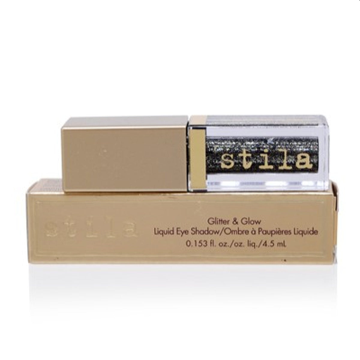 Stila Glitter &amp; Glow Liquid Eye Shadow Molten Midnight 0.153 Oz (4.5 Ml) SB03070112