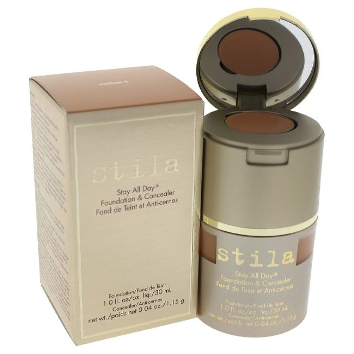Stila Stay All Day Foundation & Concealer Medium 1.0 Oz (30 Ml) 35259