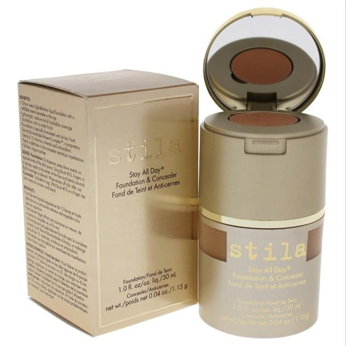 Stila Stay All Day Foundation & Concealer Caramel 1.0 Oz (30 Ml) 35262