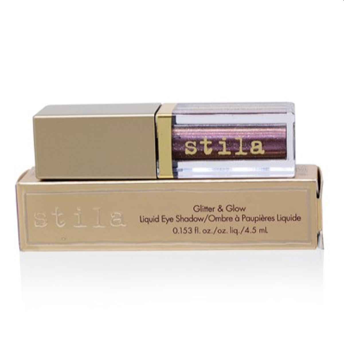 Stila Glitter &amp; Glow Plum On Eye Shadow Liquid 0.15 Oz (4.5 Ml) SB03200110