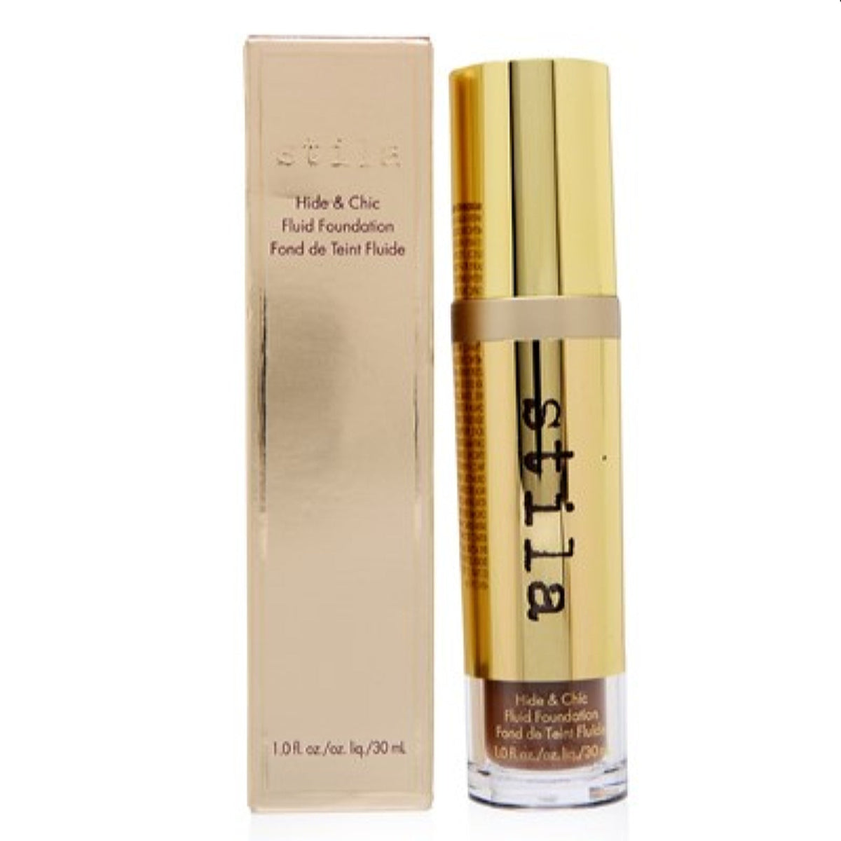 Stila Hide & Chic Fluid Foundation (Deep 5) 1.0 Oz (30 Ml) SC28290110