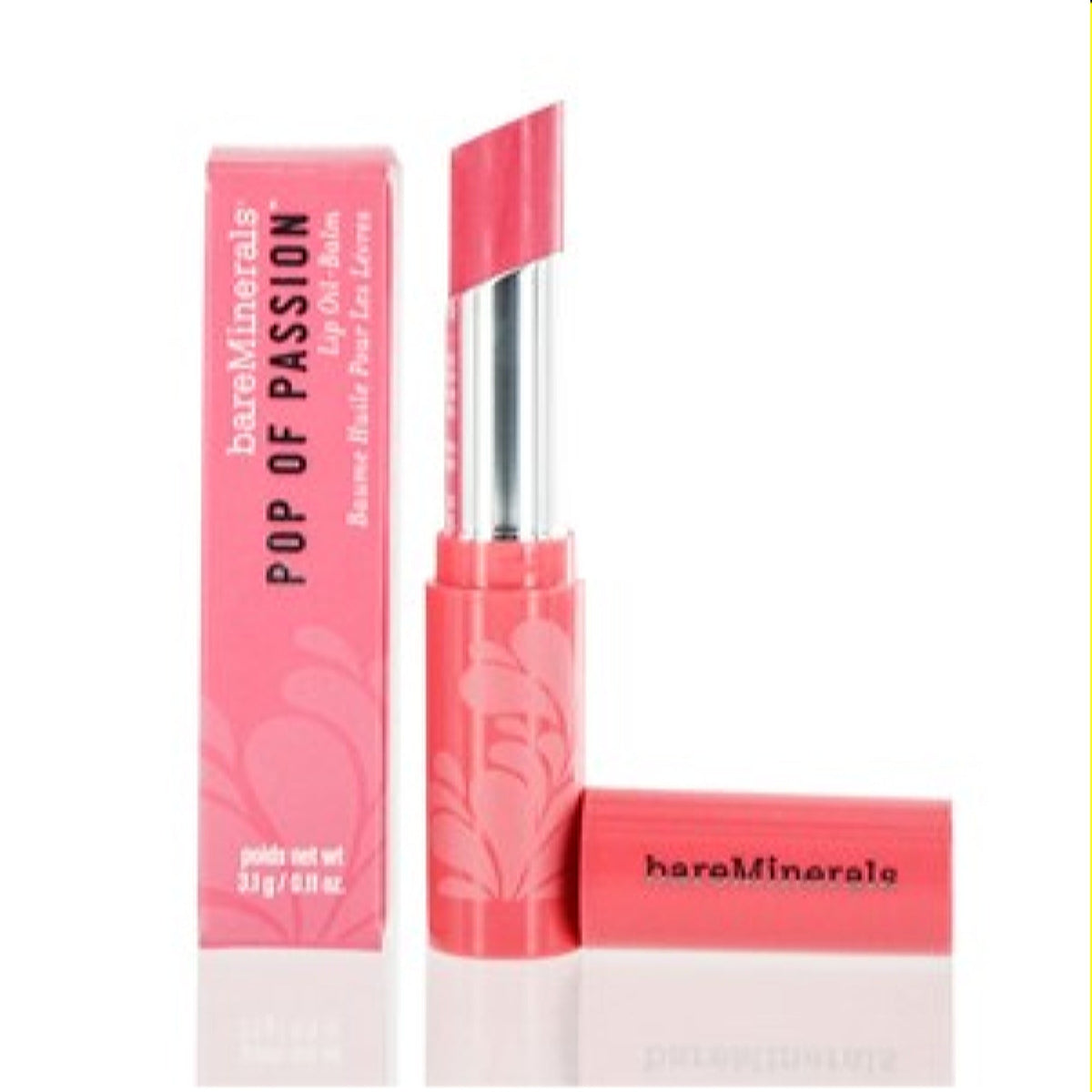 Bareminerals Pop Of Passion Hydra-Oil Lip Balm Pink Passion 0.11 Oz (3 Ml) 74671