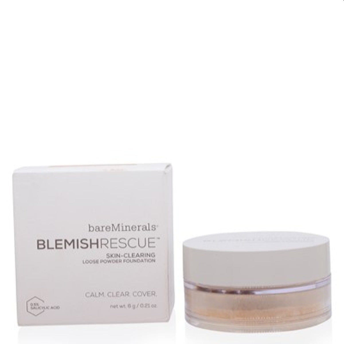 Bareminerals Blemish Rescue Skin Clearing Foundation (2.5Nw Golden Beige) .21 Oz  