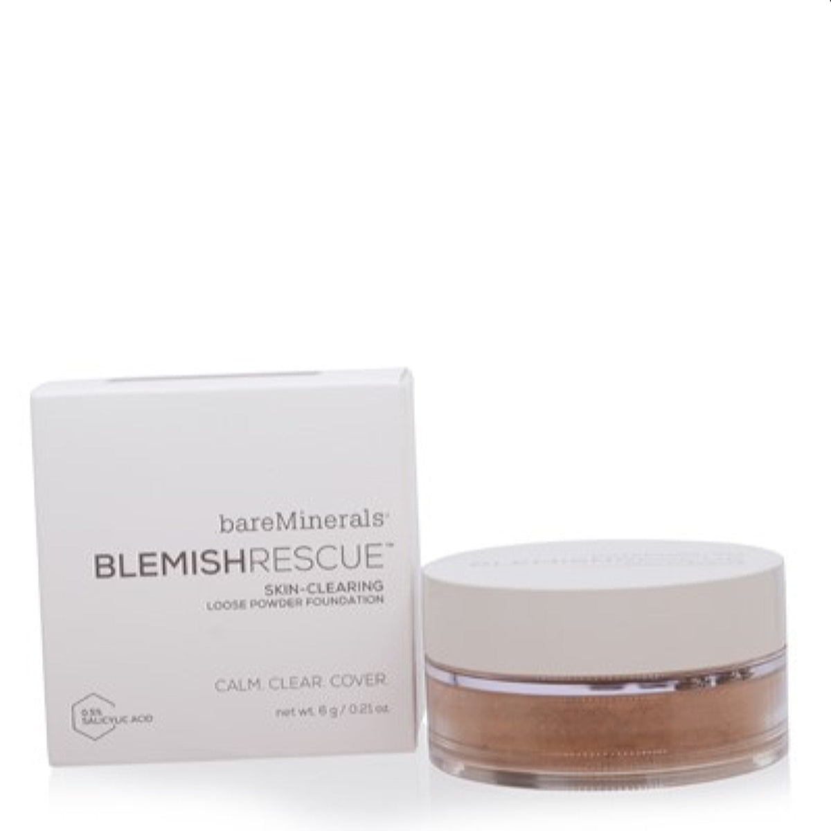 Bareminerals Blemish Rescue Skin Clearing Foundation (5.5Nw Neutral Deep) .21 Oz 86402