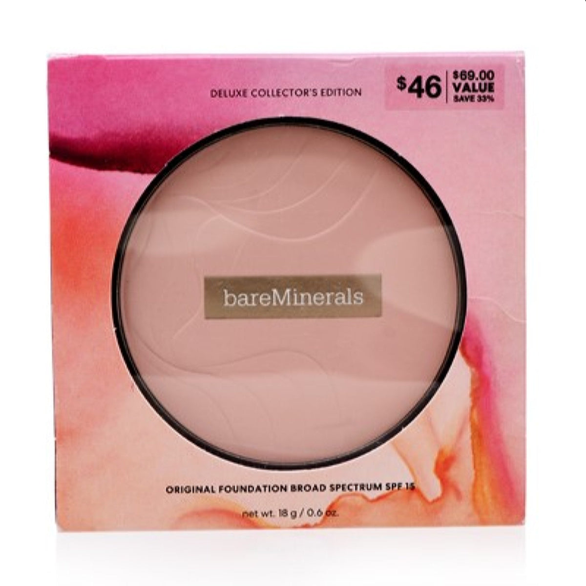 Bareminerals Deluxe Collector&#39;S Edition Original Foundation (Light) Sl.Dmg .6 Oz  