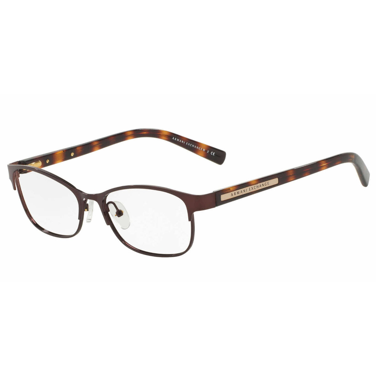Armani Exchange Women's Sunglasses  Brown Demo Lens Metal Metal  0AX1010 6001 53