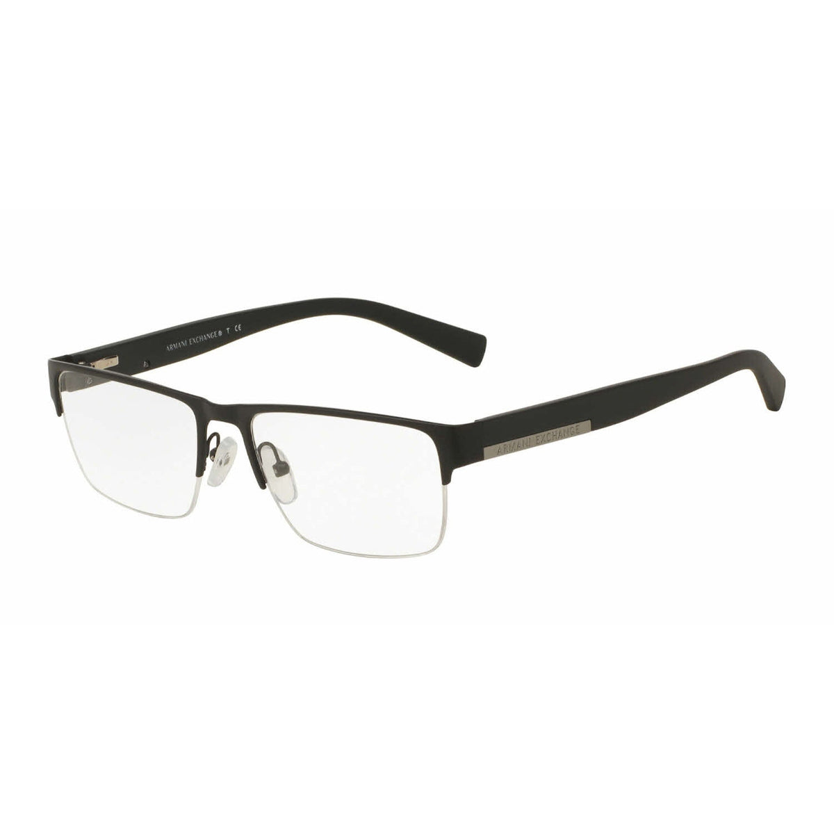 Armani Exchange Men&#39;s Sunglasses  Black Demo Lens Metal Metal  0AX1014 6063 53