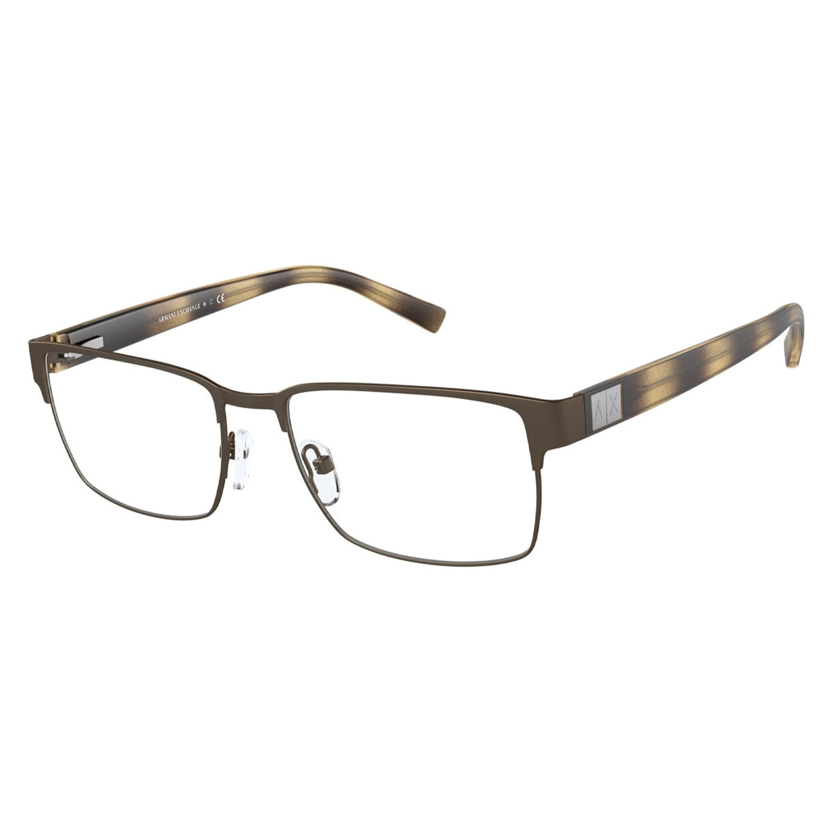 Armani Exchange Men's Sunglasses  Brown Demo Lens Metal Metal  0AX1019 6001 54