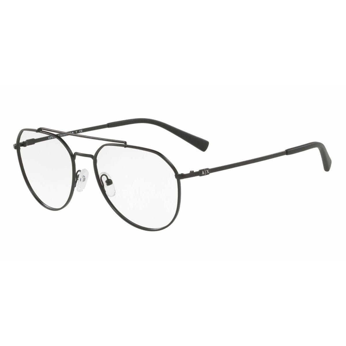 Armani Exchange Men's Sunglasses  Black Demo Lens Metal Metal  0AX1029 6063 57
