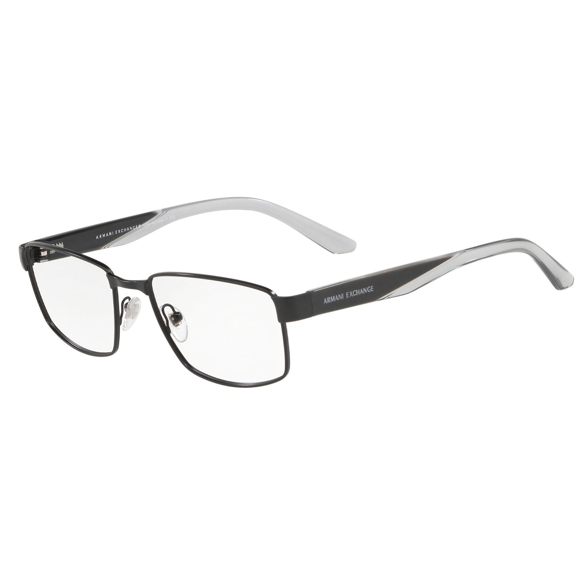 Armani Exchange Men's Sunglasses  Black Demo Lens Metal Metal  0AX1036 6063 55
