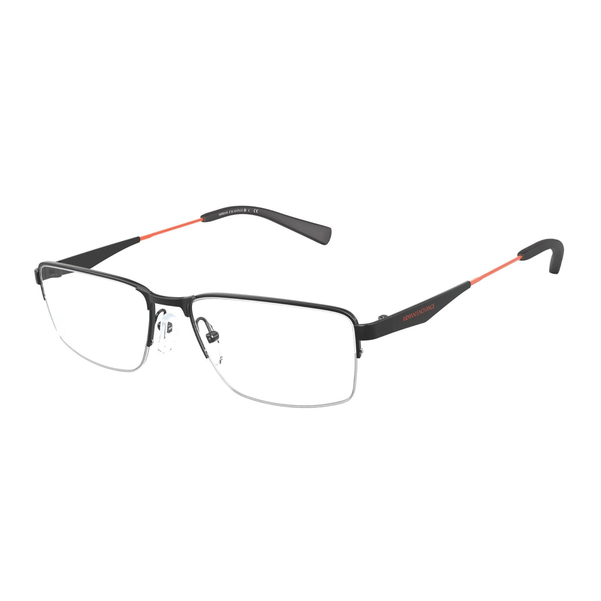 Armani Exchange Men's Sunglasses  Black Demo Lens Metal Metal  0AX1038 6063 56