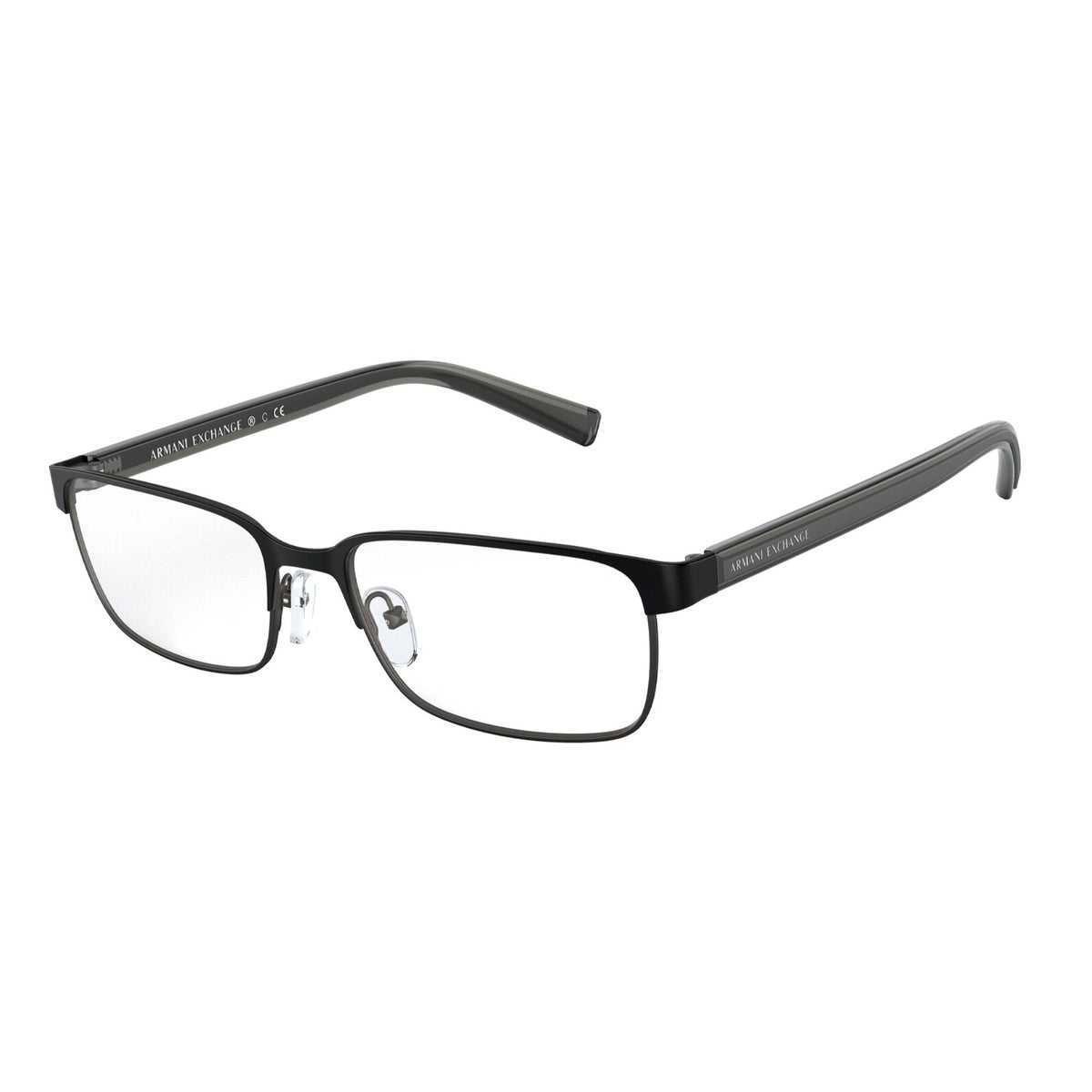 Armani Exchange Men's Sunglasses  Black Demo Lens Metal Metal  0AX1042 6063 56