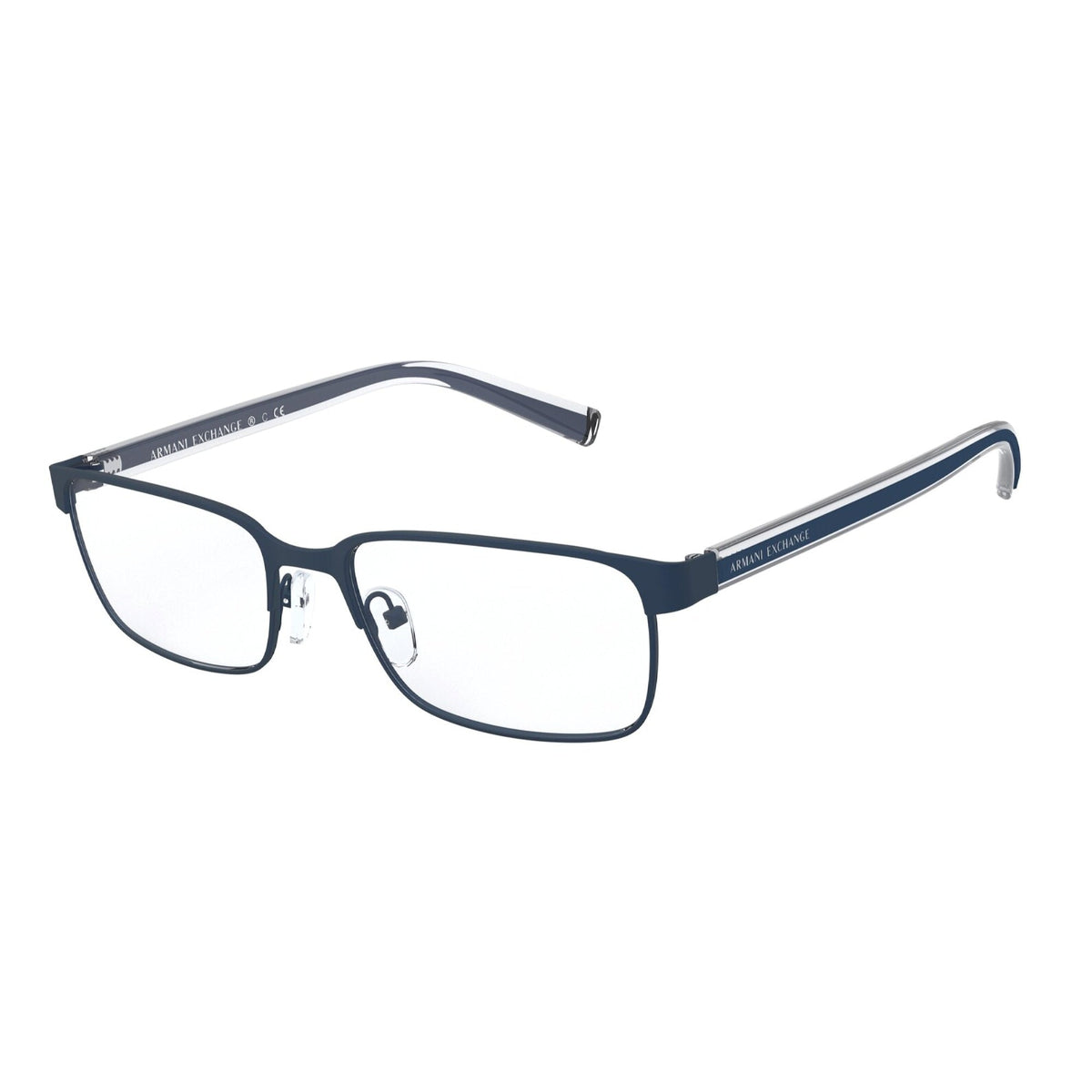 Armani Exchange Men's Sunglasses  Blue Demo Lens Metal Metal  0AX1042 6113 56