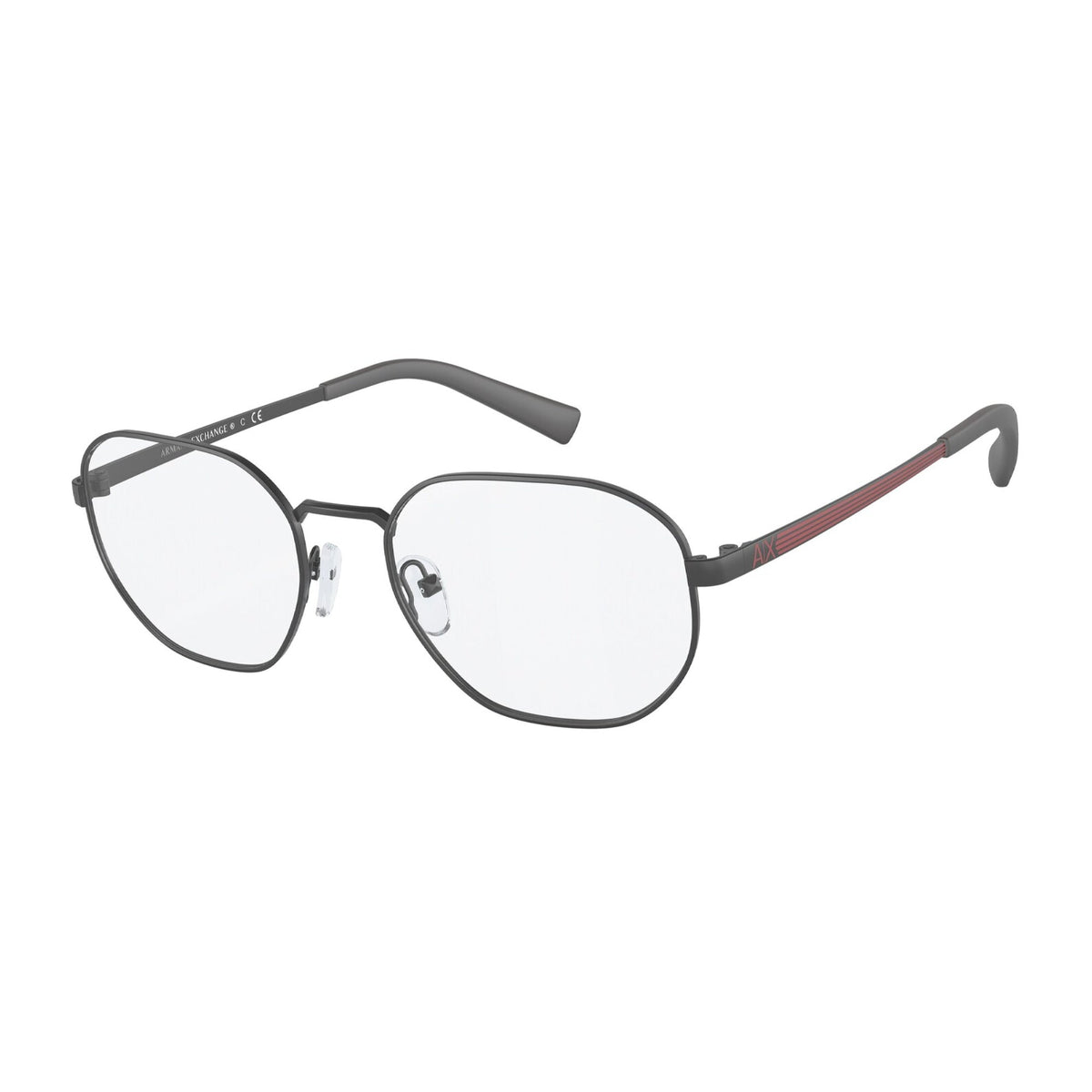 Armani Exchange Men's Sunglasses  Black Demo Lens Metal Metal  0AX1043 6000 54