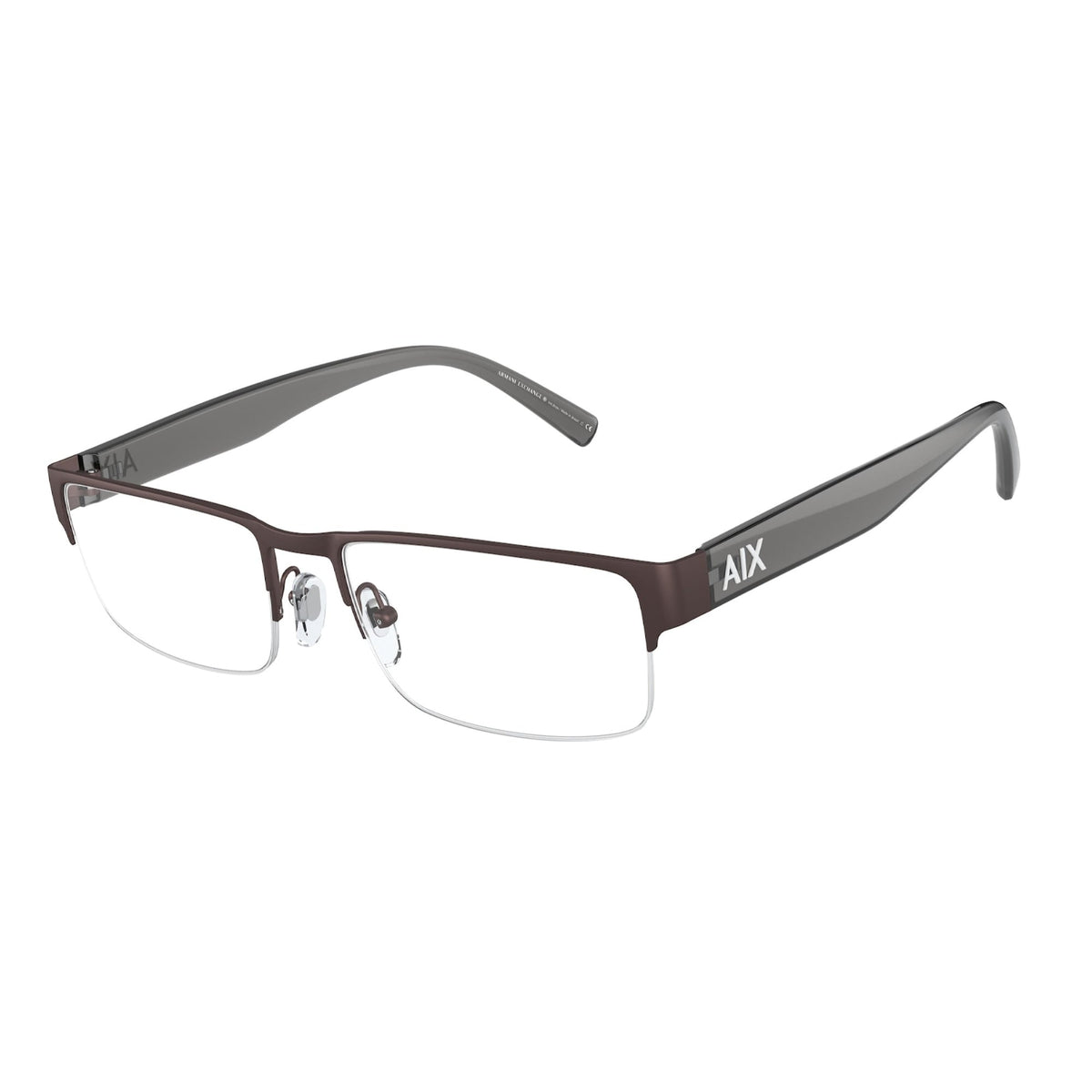 Armani Exchange Men's Sunglasses  Brown Demo Lens Metal Metal  0AX1044 6115 56