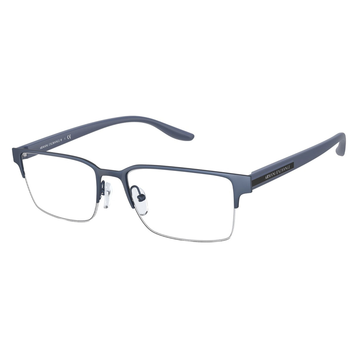 Armani Exchange Men's Sunglasses  Blue Demo Lens Metal Metal  0AX1046 6095 55