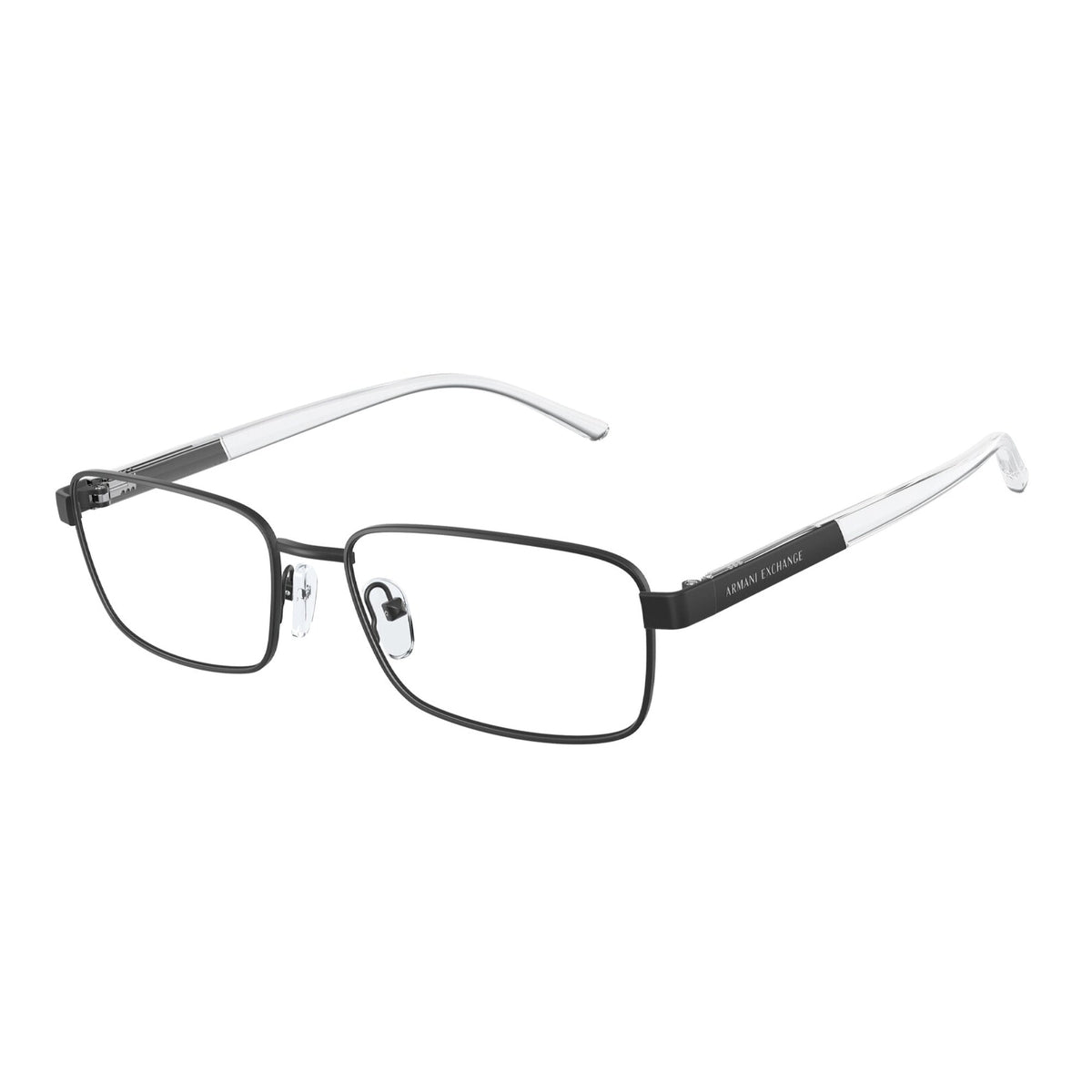Armani Exchange Men's Sunglasses  Black Demo Lens Metal Metal  0AX1050 6000 56