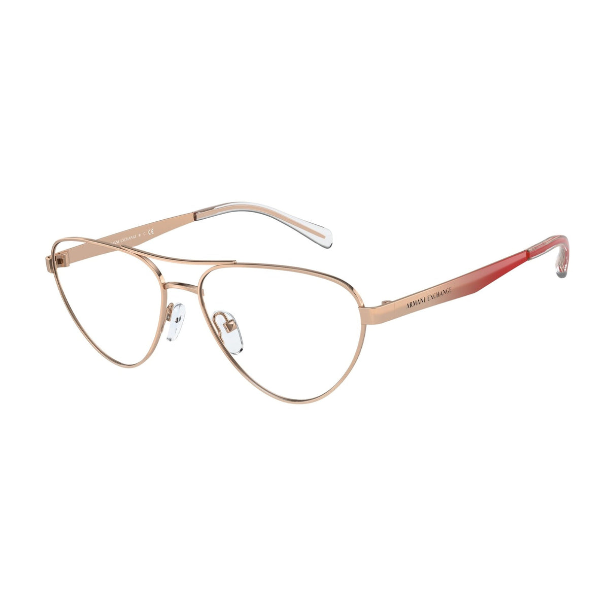 Armani Exchange Women's Sunglasses  Bronze/Copper Demo Lens Metal Metal  0AX1051 6103 55
