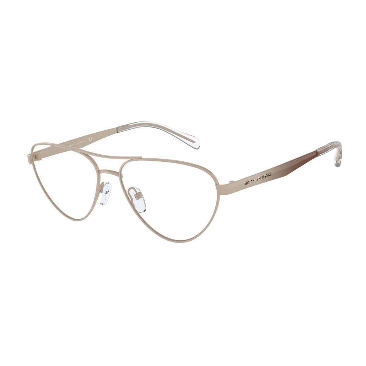 Armani Exchange Women's Sunglasses  Brown Demo Lens Metal Metal  0AX1051 6108 55
