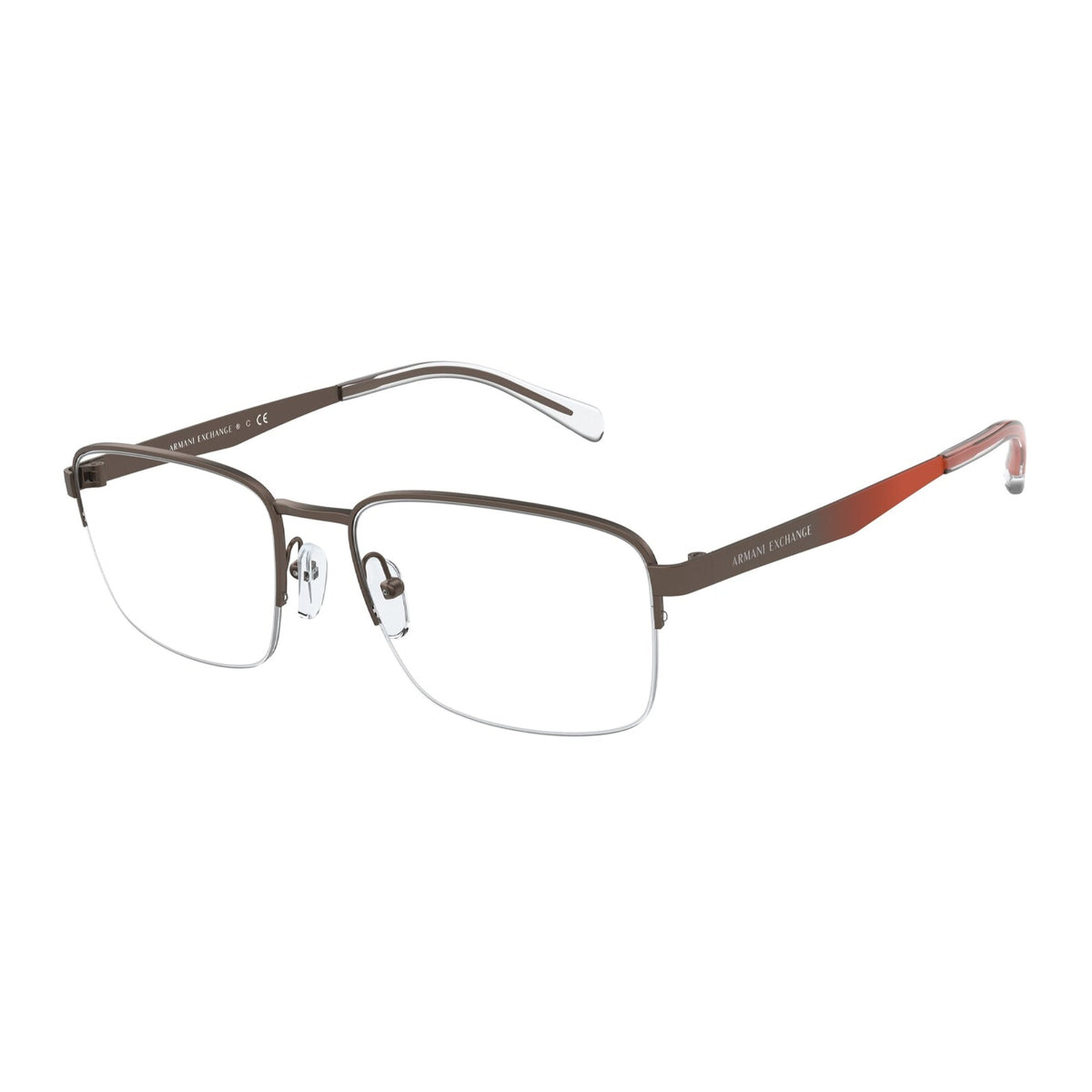 Armani Exchange Men's Sunglasses  Brown Demo Lens Metal Metal  0AX1053 6001 54