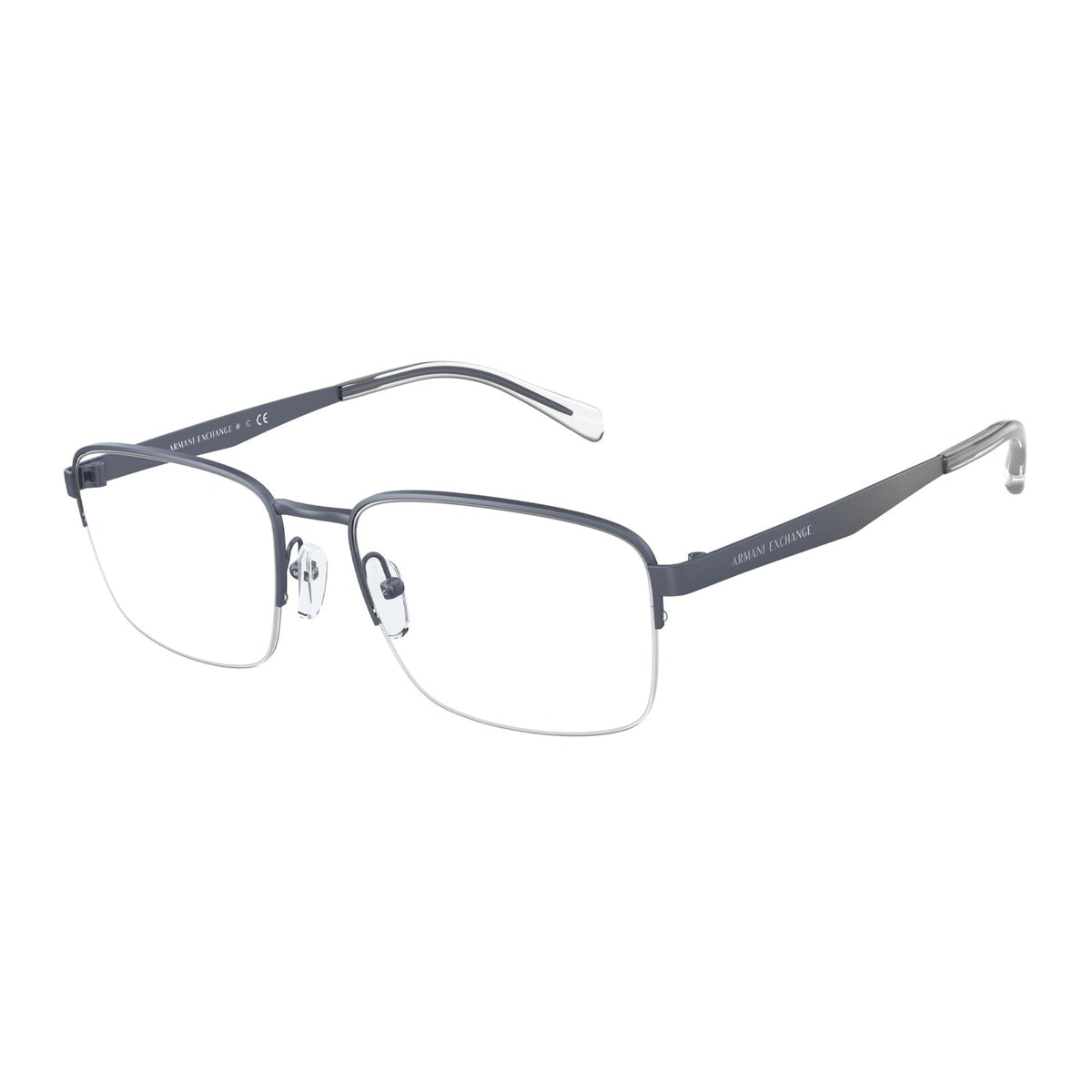 Armani Exchange Men's Sunglasses  Blue Demo Lens Metal Metal  0AX1053 6099 54