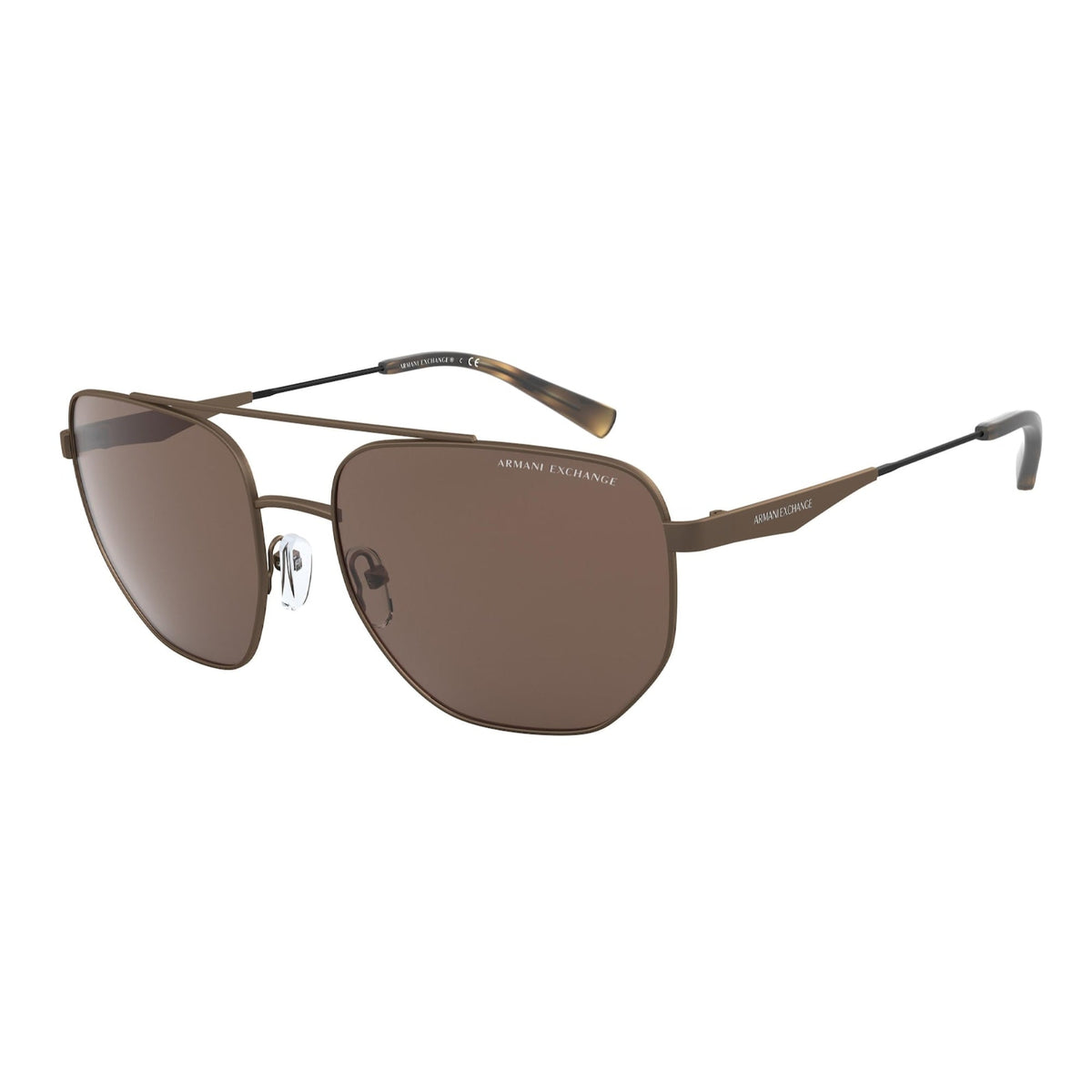 Armani Exchange Men's Sunglasses  Brown Brown Metal Metal  0AX2033S 611473 59