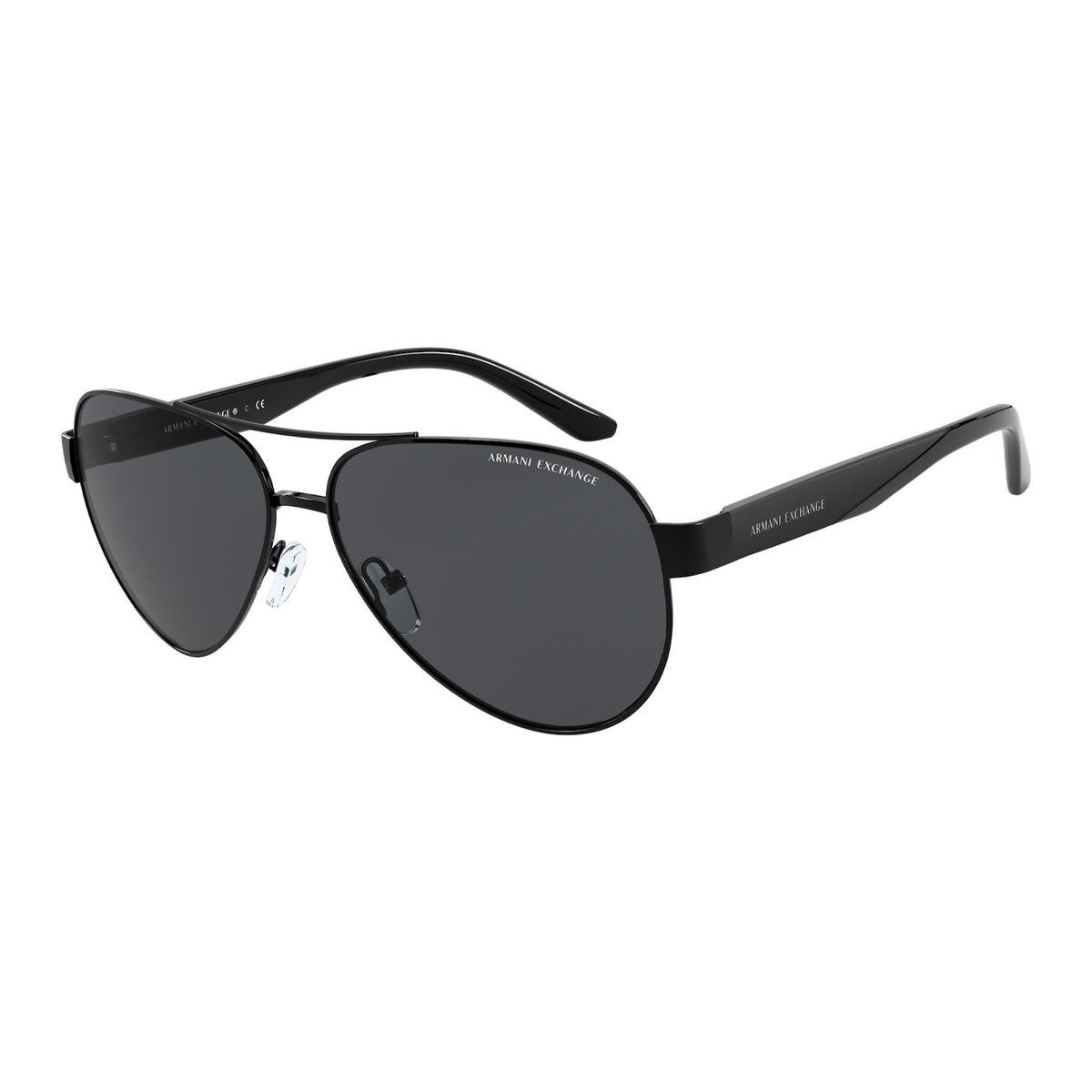 Armani Exchange Men's Sunglasses  Black Grey Metal Metal  0AX2034S 600087 59