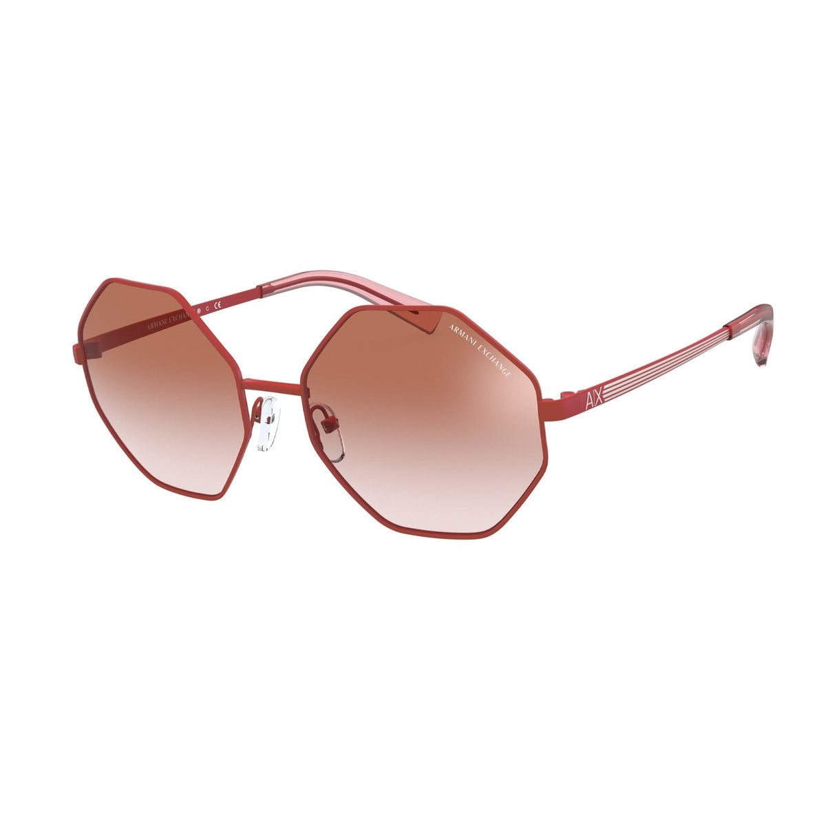 Armani Exchange Women's Sunglasses  Pink Gradient Pink Metal Metal  0AX2035S 610413 55
