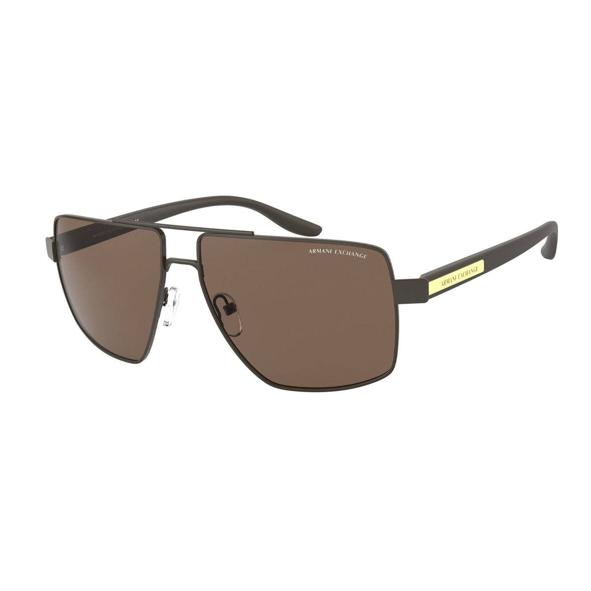 Armani Exchange Men's Sunglasses  Brown Dark Brown Metal Metal  0AX2037S 600173 60