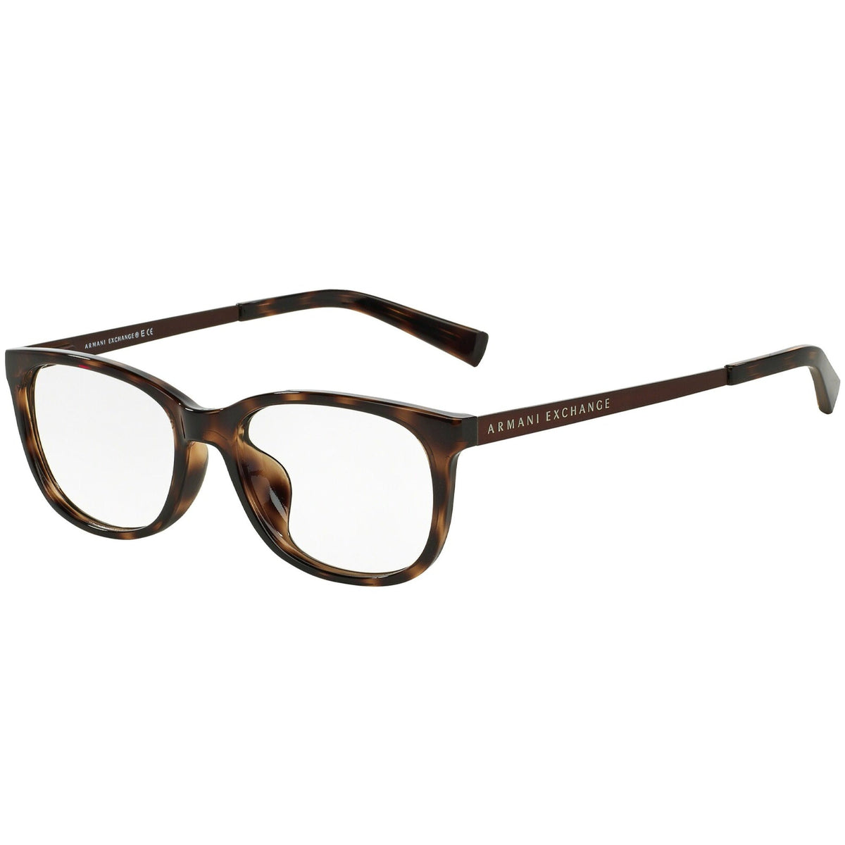 Armani Exchange Women's Sunglasses  Havana Demo Lens Plastic Plastic  0AX3005F 8037 53