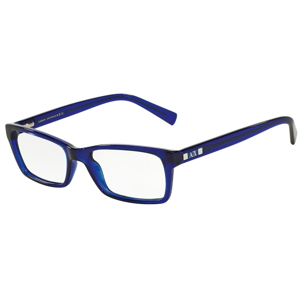 Armani Exchange Men's Sunglasses  Blue Demo Lens Plastic Plastic  0AX3007 8018 53