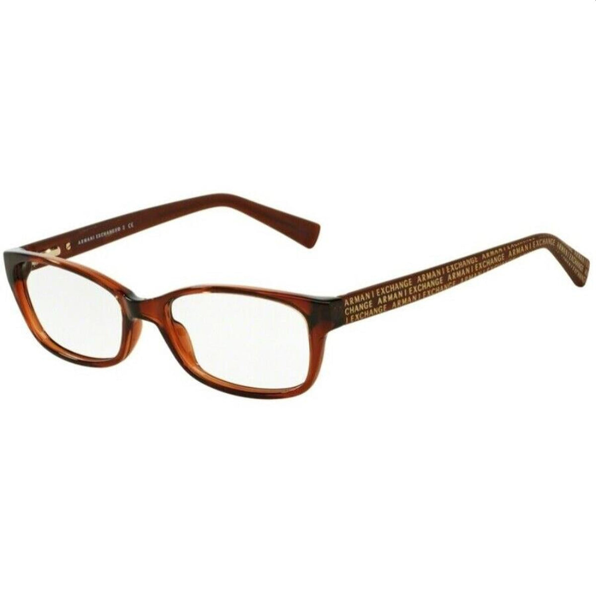 Armani Exchange Women's Sunglasses  Brown Demo Lens Plastic Plastic  0AX3009F 8063 53