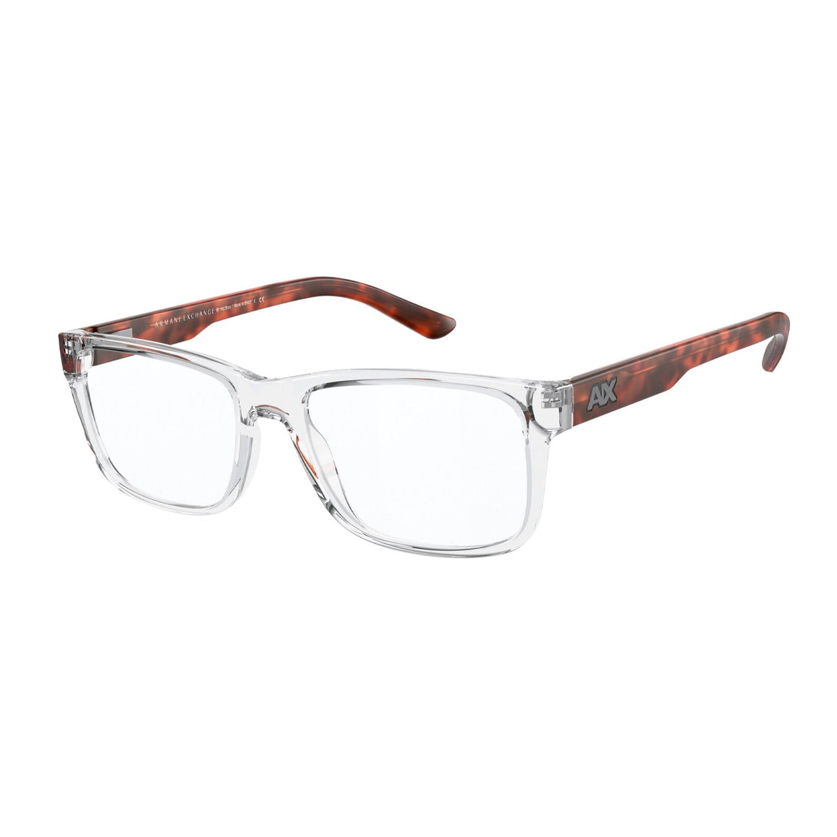 Armani Exchange Men's Sunglasses  White Demo Lens Plastic Plastic  0AX3016 8235 53