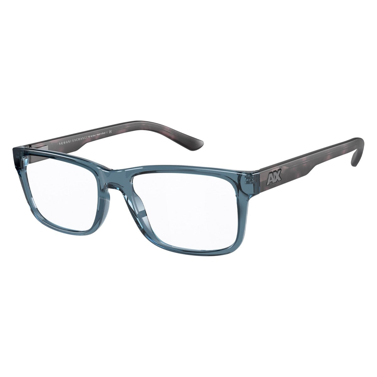 Armani Exchange Men's Sunglasses  Blue Demo Lens Plastic Plastic  0AX3016 8238 53