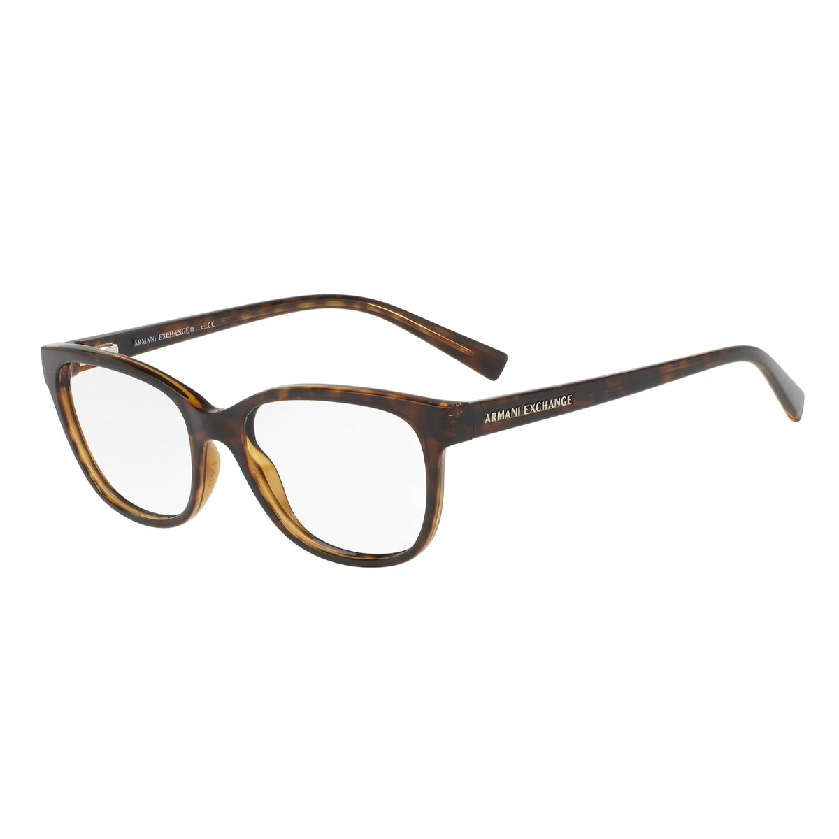 Armani Exchange Women's Sunglasses  Havana Demo Lens Plastic Plastic  0AX3037 8037 53
