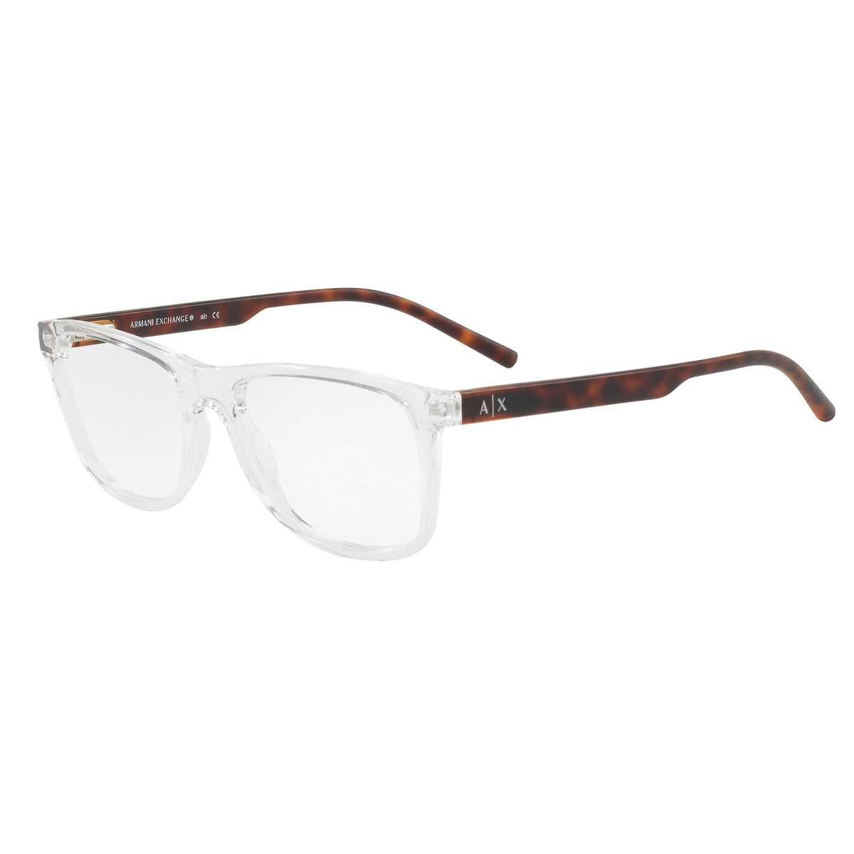 Armani Exchange Men's Sunglasses  Clear Demo Lens Plastic Plastic  0AX3048 8235 54
