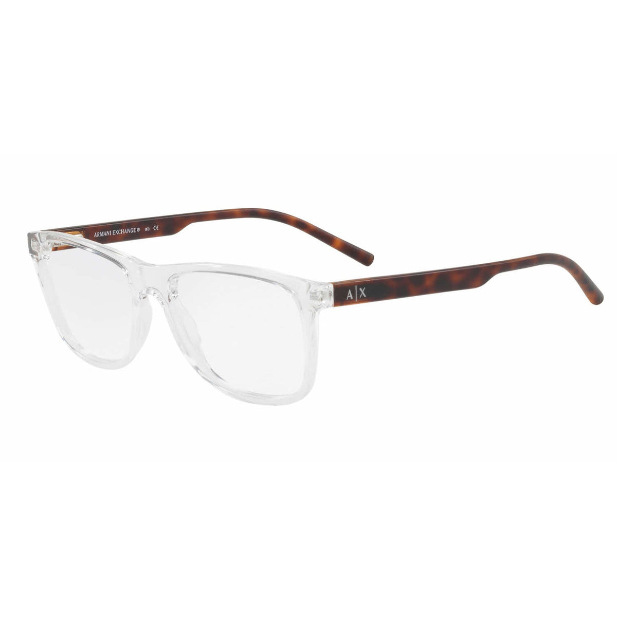 Armani Exchange Men's Sunglasses  Clear Demo Lens Plastic Plastic  0AX3048F 8235 56