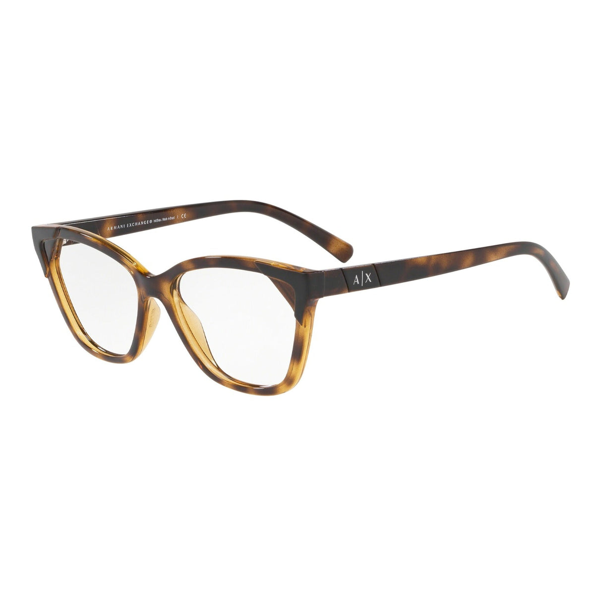 Armani Exchange Women's Sunglasses  Havana Demo Lens Plastic Plastic  0AX3059 8224 54