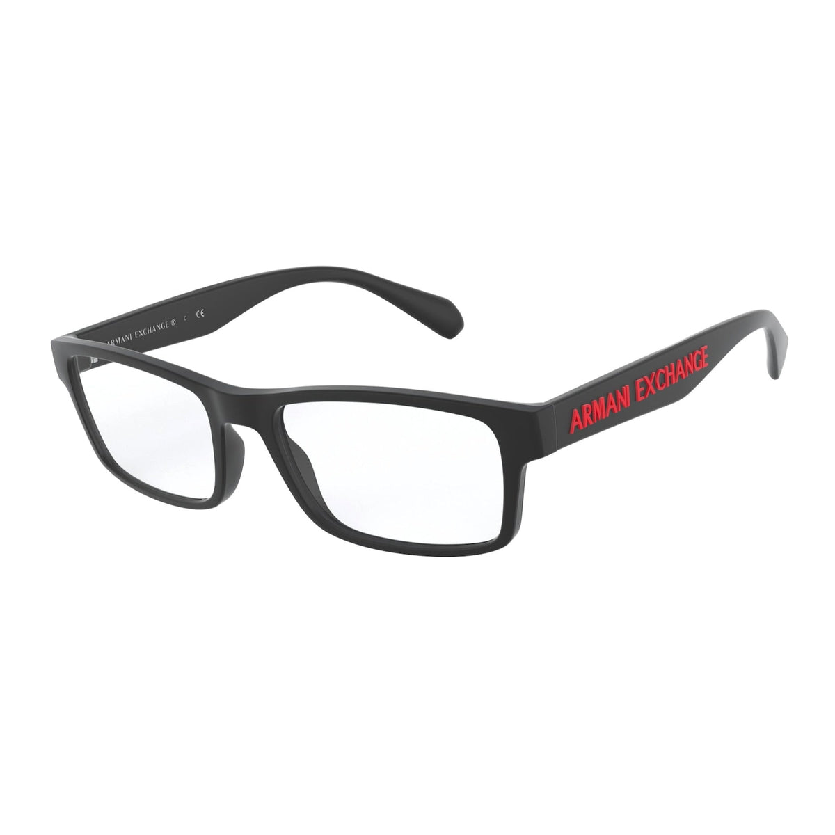 Armani Exchange Men's Sunglasses  Black Demo Lens Plastic Plastic  0AX3070 8078 55