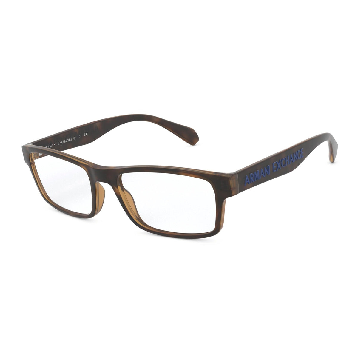 Armani Exchange Men's Sunglasses  Havana Demo Lens Plastic Plastic  0AX3070F 8029 55