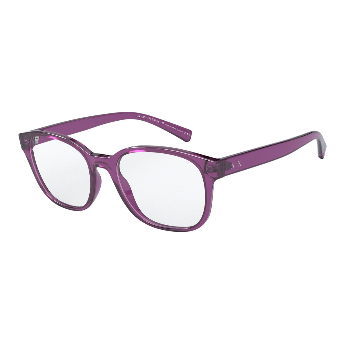 Armani Exchange Women's Sunglasses  Violet Demo Lens Plastic Plastic  0AX3072 8316 53