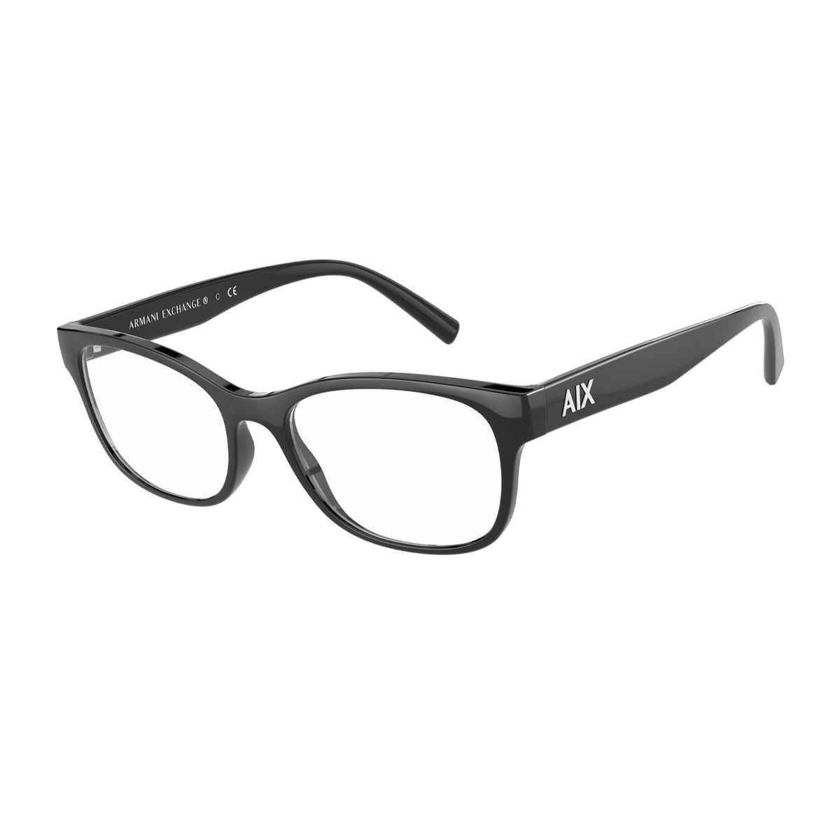 Armani Exchange Women's Sunglasses  Black Demo Lens Plastic Plastic  0AX3076F 8255 53