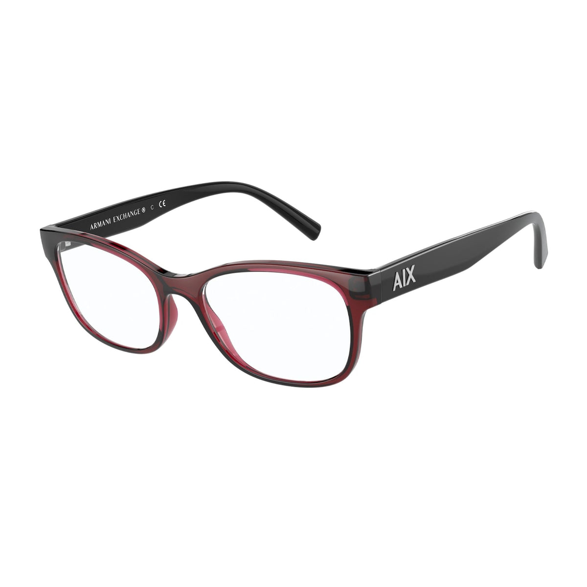 Armani Exchange Women's Sunglasses  Bordeaux Demo Lens Plastic Plastic  0AX3076F 8298 53