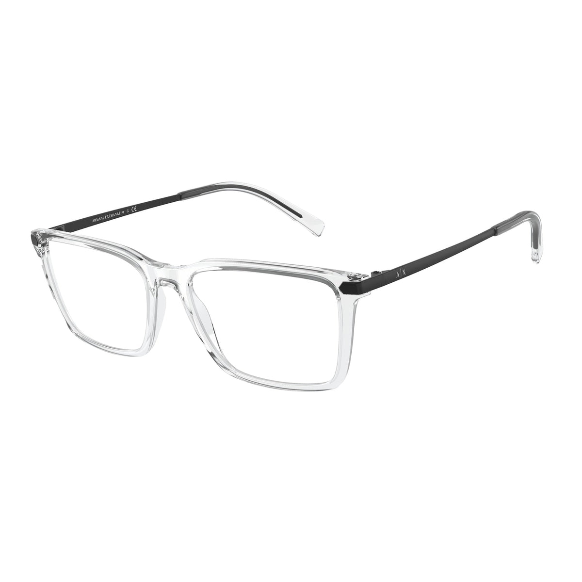 Armani Exchange Men's Sunglasses  Clear Demo Lens Plastic Plastic  0AX3077 8333 54