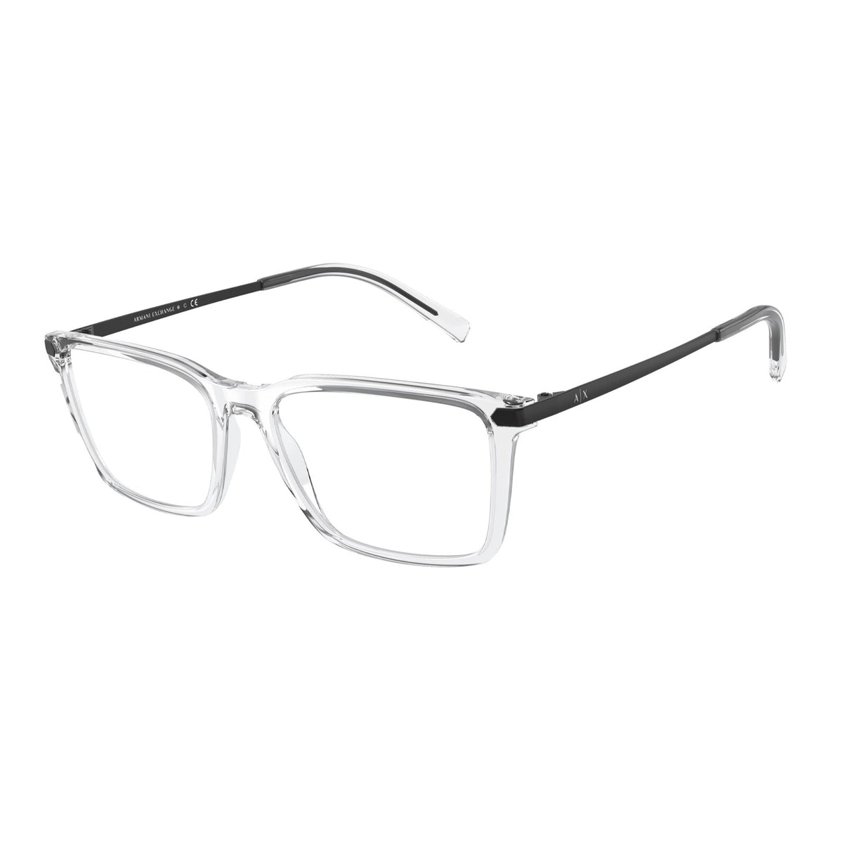 Armani Exchange Men's Sunglasses  Clear Demo Lens Plastic Plastic  0AX3077F 8333 54