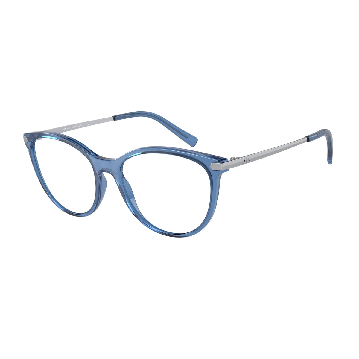 Armani Exchange Women's Sunglasses  Blue Demo Lens Plastic Plastic  0AX3078 8238 53