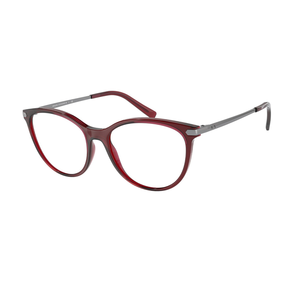 Armani Exchange Women's Sunglasses  Bordeaux Demo Lens Plastic Plastic  0AX3078F 8298 53