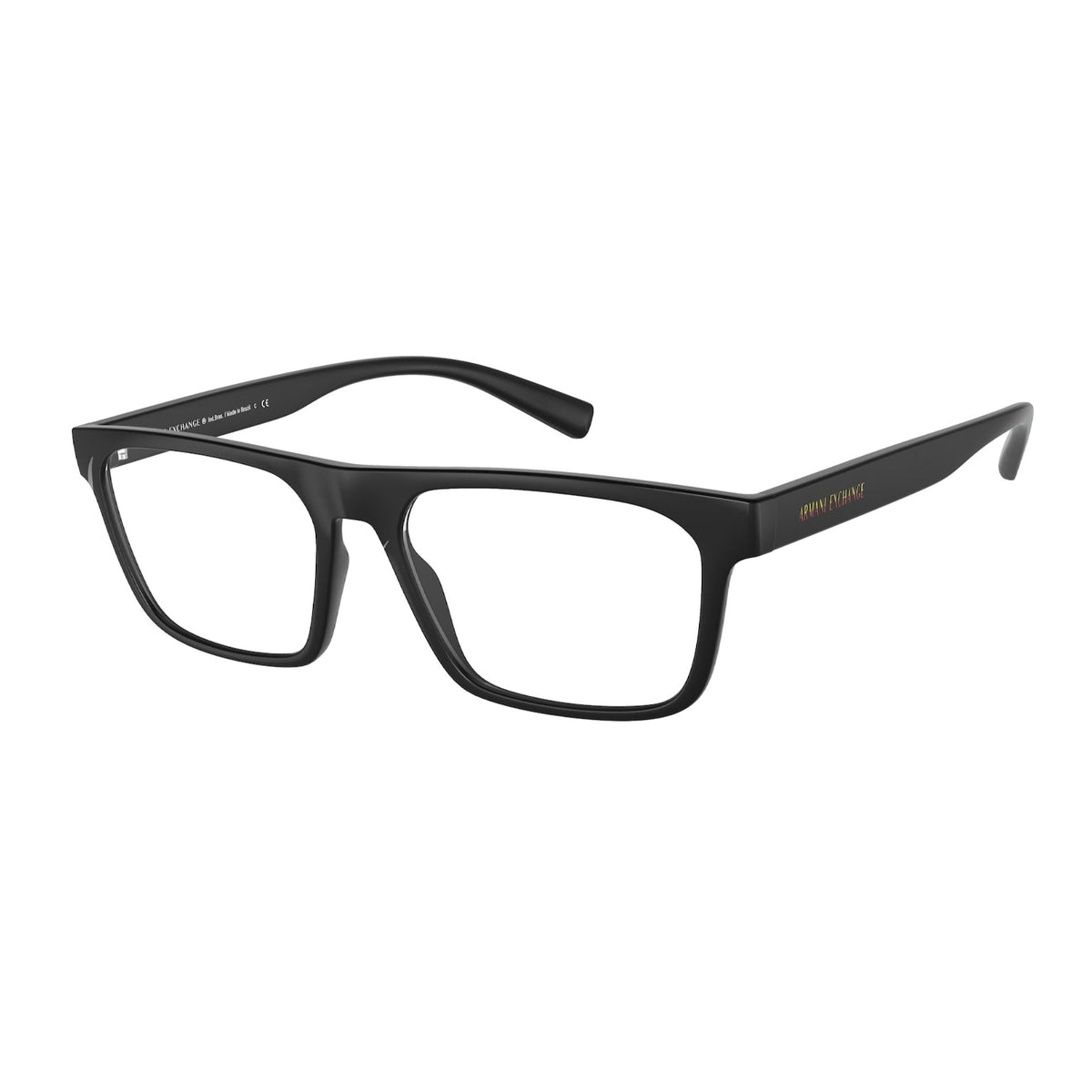 Armani Exchange Men's Sunglasses  Black Demo Lens Plastic Plastic  0AX3079 8078 55